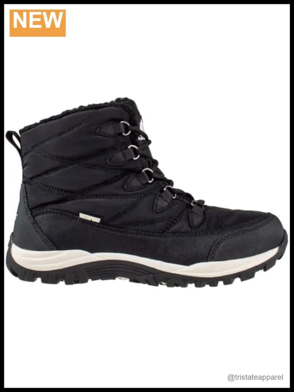 Waterproof Insulated Snow Boots Lace Up Winter Shoes Women's